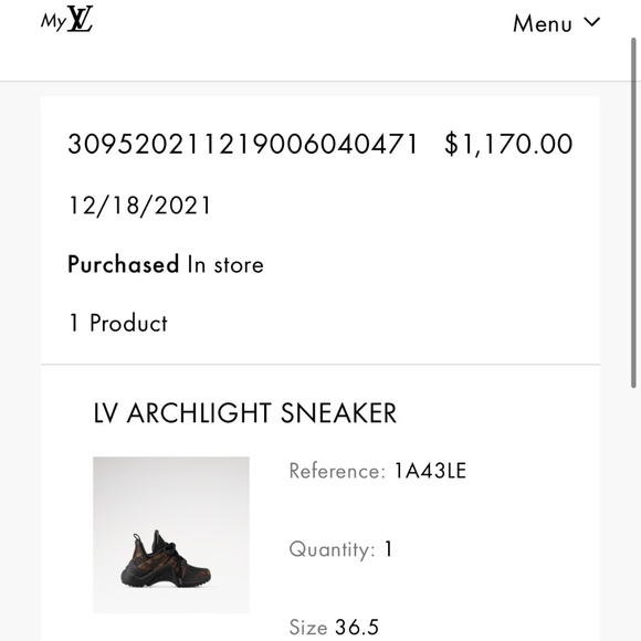 Louis Vuitton Sneakers Black/Monogram Size 36 1/2 - Picture 7 of 8